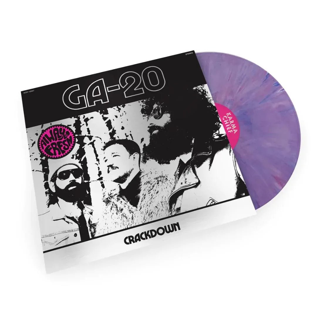 GA-20 - Crackdown (Indie Exclusive, Purple Vinyl) (LP) - Joco Records
