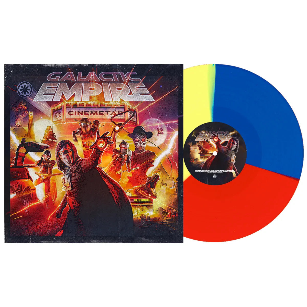 Galactic Empire - Cinemetal (Red/Yellow/Blue Vinyl) (Indie Exclusive) - Joco Records