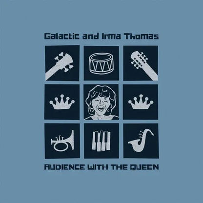 Galactic with Irma Thomas - Audience With The Queen (Limited Edition, Clear & White Smoke Vinyl) (LP) - Joco Records