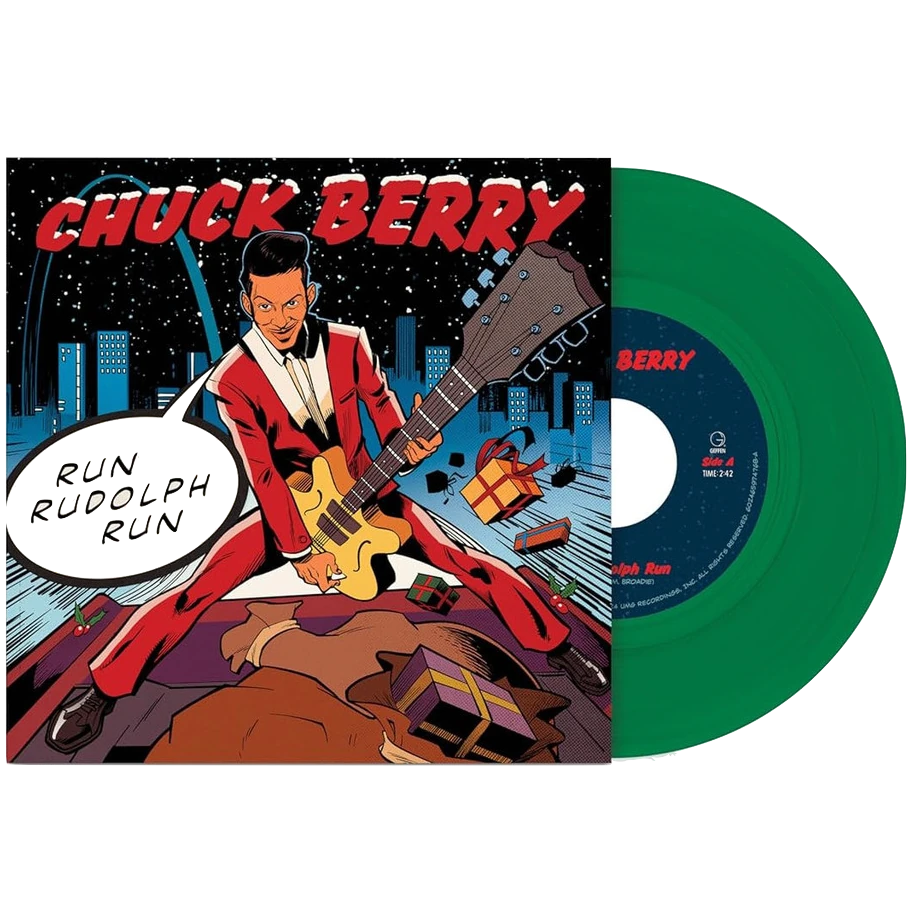 Chuck Berry - Run Rudolph Run (Limited Edition, Evergreen Vinyl) (7-Inch Vinyl Single)