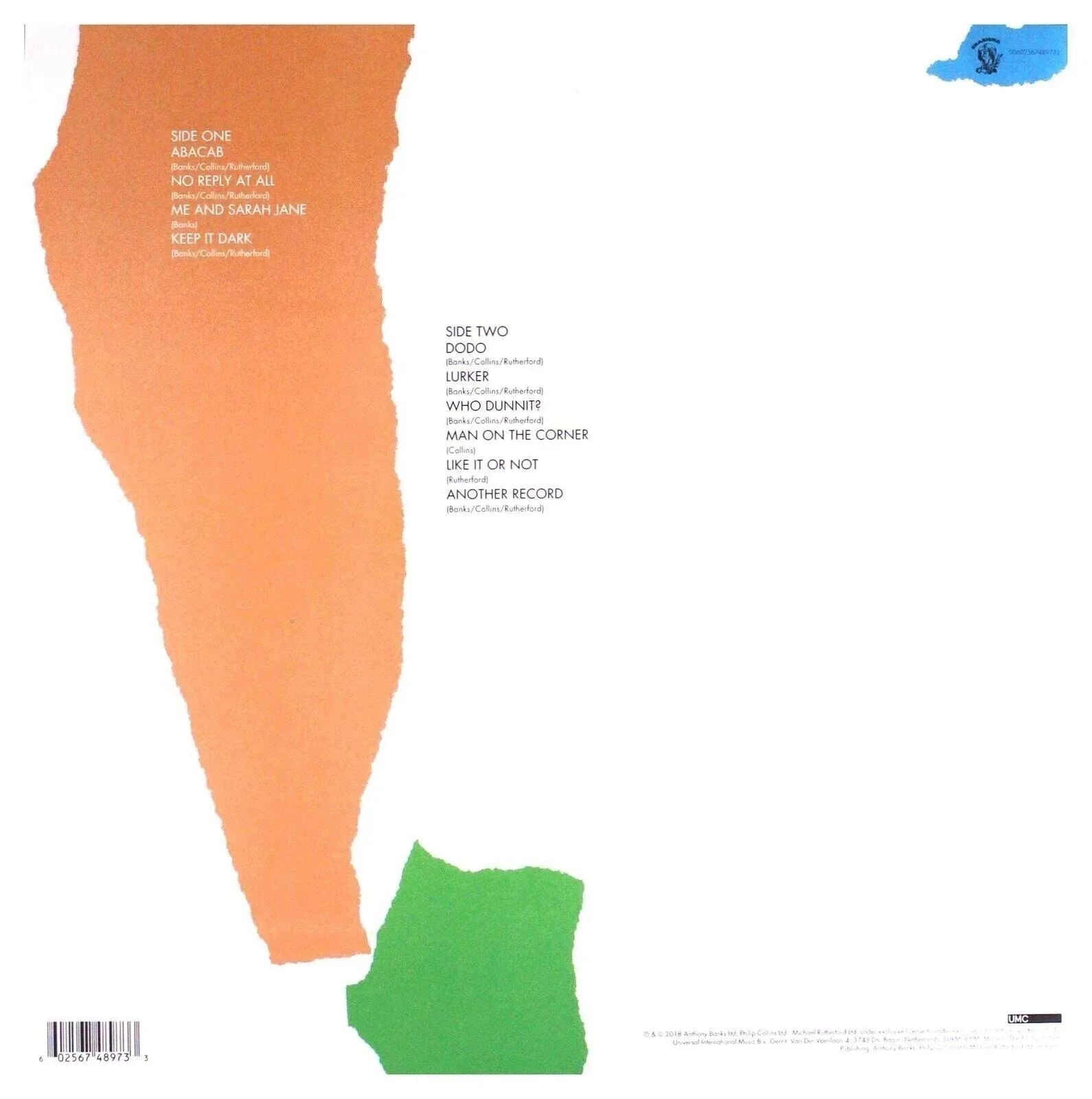 Genesis - Abacab (Limited Edition, Remasterd, 180 Gram) (LP) - Joco Records
