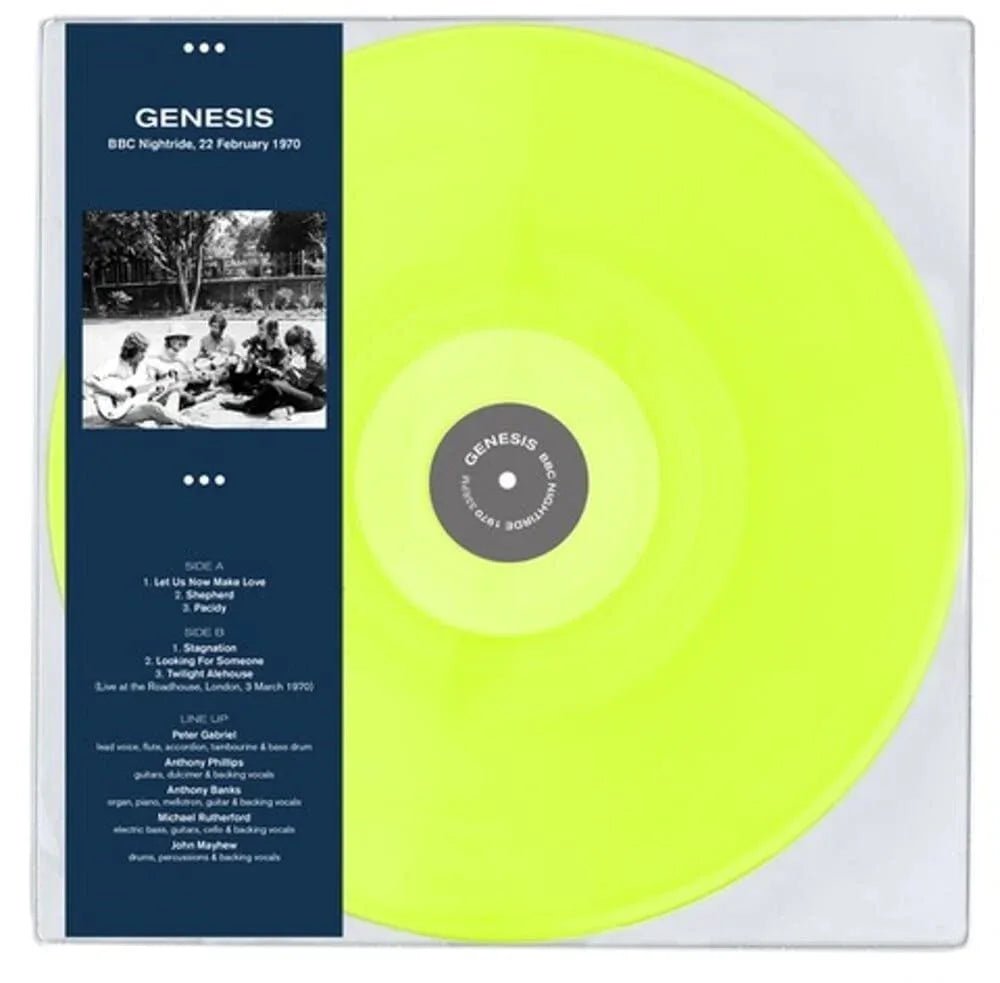 Genesis - BBC Nightride - February 22, 1970 (Limited Broadcast Import, Yellow Vinyl) (LP) - Joco Records