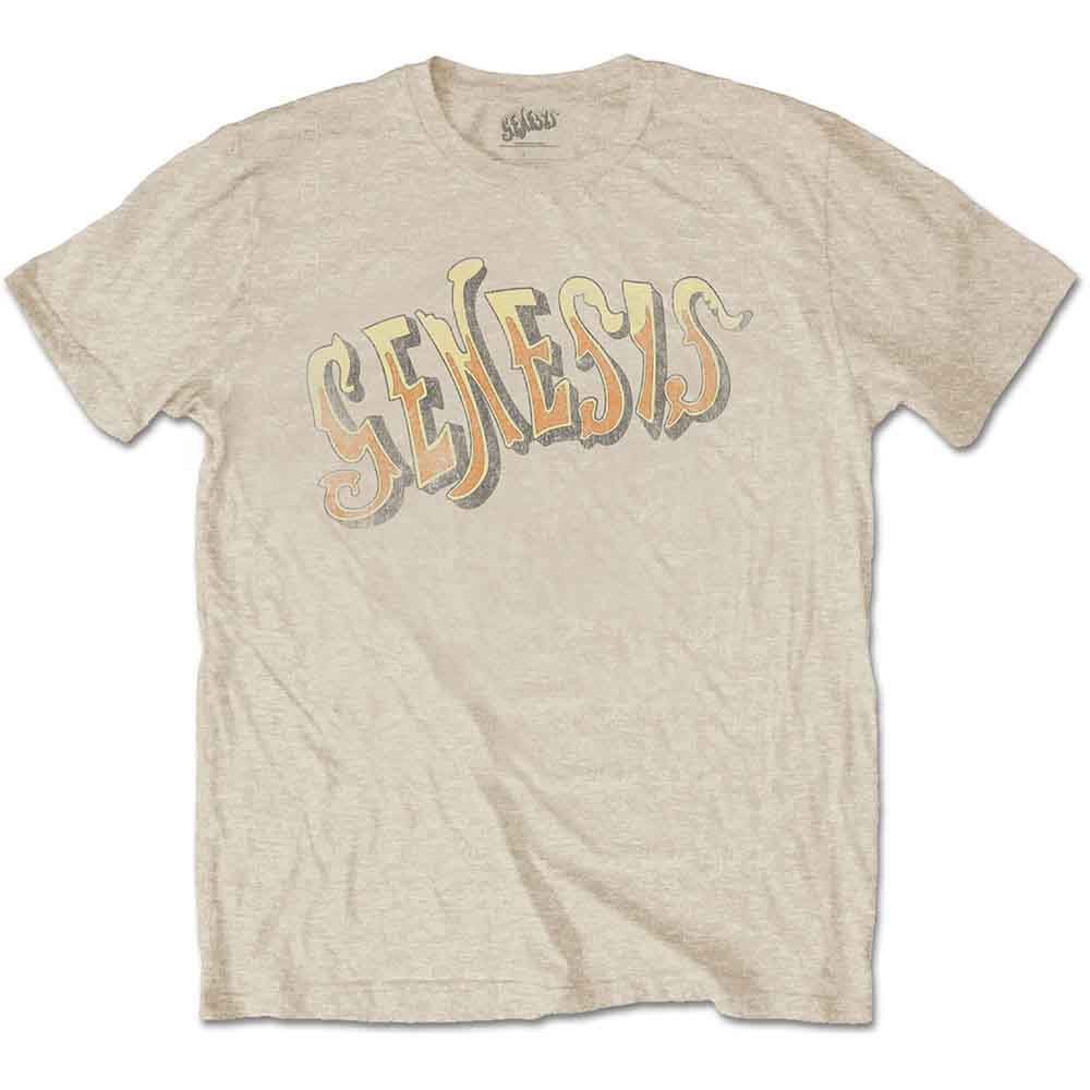 Genesis - Vintage Logo - Golden (T-Shirt) - Joco Records