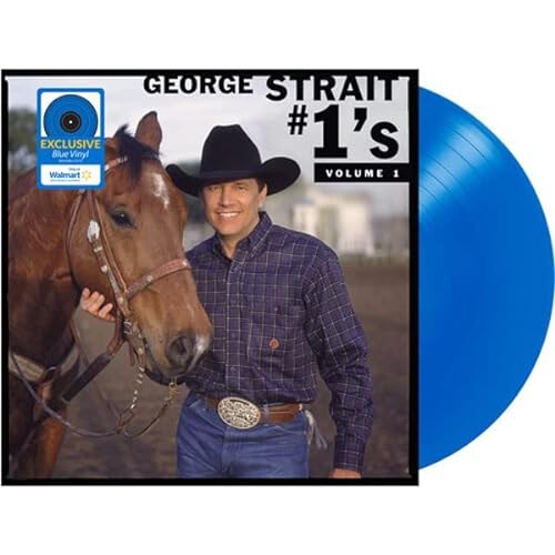 George Strait - #1's Volume 1 (Blue LP) - Joco Records