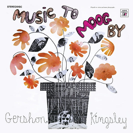 Gershon Kingsley - Music To Moog By (Deluxe Edition, Strawberry & Black Swirl Vinyl) (LP) - Joco Records