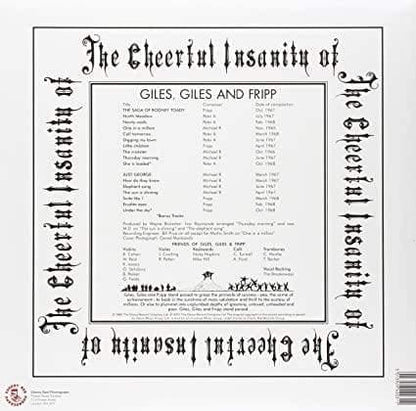 Giles, Giles And Fripp - The Cheerful Insanity Of Giles, Giles And Fripp (Import) (LP) - Joco Records