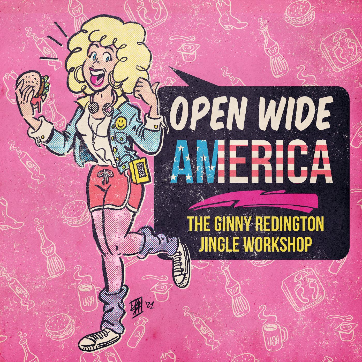 Ginny Redington - Open Wide America: The Ginny Redington Jingle Workshop (White Vinyl) (LP) - Joco Records