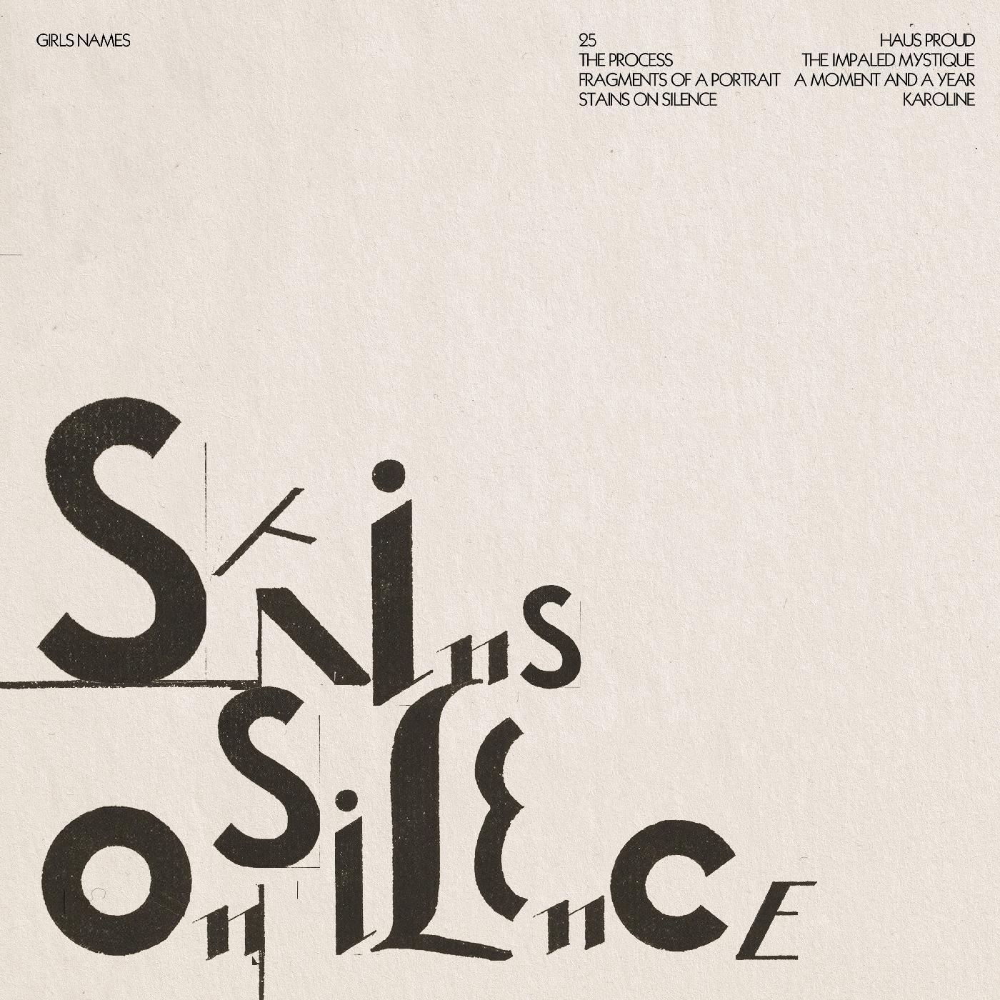 Girls Names - Stains On Silence (LP) - Joco Records