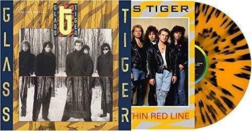 Glass Tiger - Thin Red Line (Tiger Striped Vinyl, Import) (LP) - Joco Records