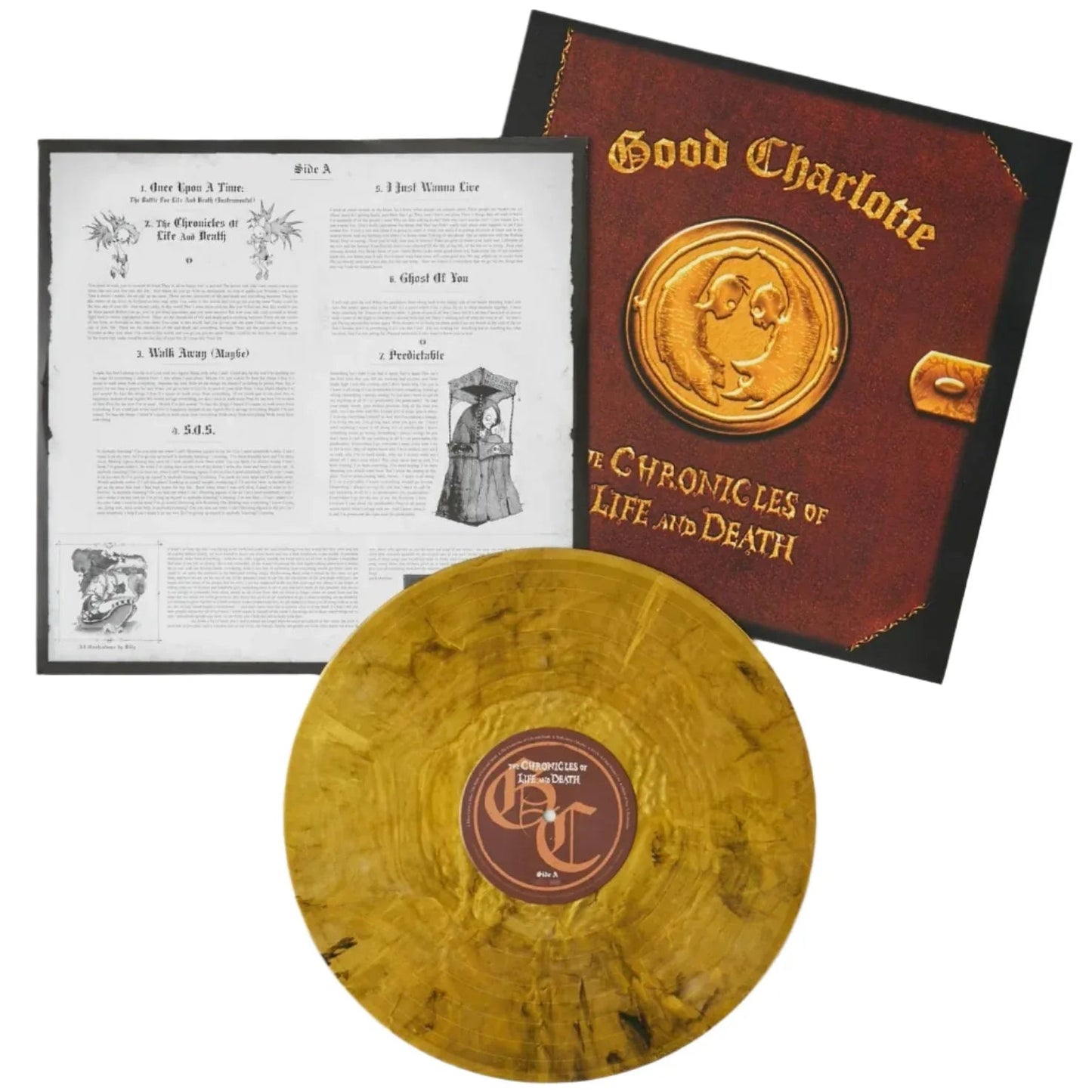 Good Charlotte - The Chronicles Of Life Life And Death (Limited Edition, Metallic Gold Vinyl) (LP) - Joco Records