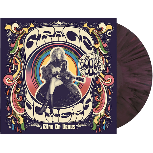 Grace Bowers & The Hodge Podge - Wine On Venus (Recycled Tie Die Splatter Vinyl) (LP) - Joco Records