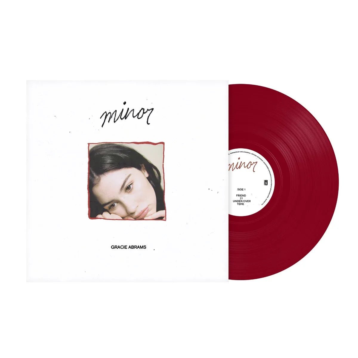 Gracie Abrams - Minor (5 Year Anniversary) (Red Vinyl, 12" EP) - Joco Records