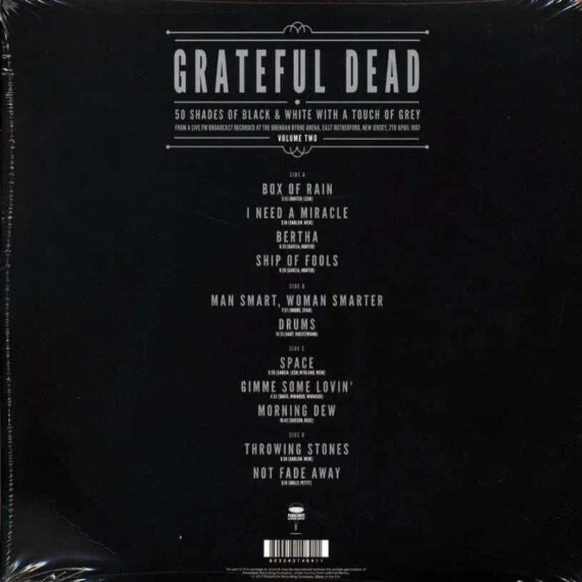 Grateful Dead - 50 Shades of Black & White With A Touch of Grey (Volume 2) (2 LP) - Joco Records