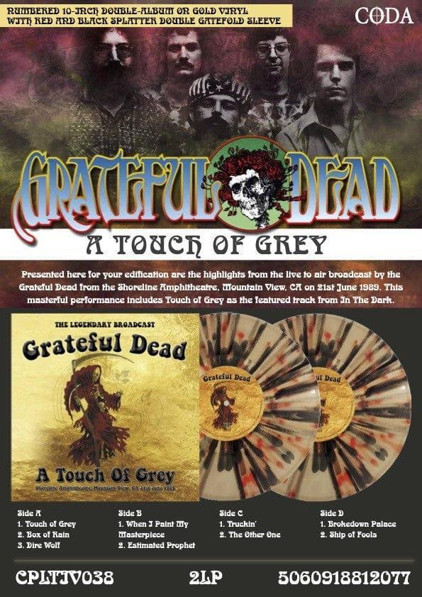 Grateful Dead - A Touch Of Grey (Limited Edition, 10-inch, Red & Black Splatter Vinyl) (2 LP) - Joco Records