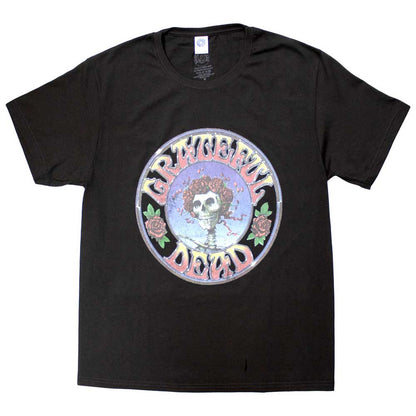Grateful Dead - Bertha Circle Vintage Wash (Very Dark Charcoal Color) (T-Shirt) - Joco Records