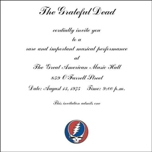 Grateful Dead - One From The Vault: Live At The Great American Music Hall, San Francisco 8/13/75 (3 LP) - Joco Records