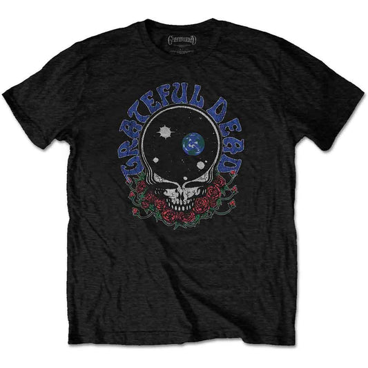Grateful Dead - Space Your Face & Logo (T-Shirt) - Joco Records