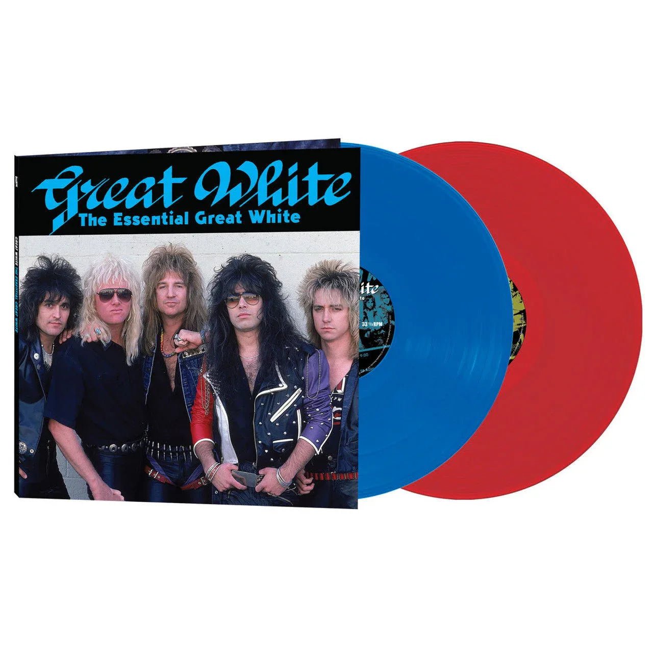 Great White - Essential Great White (Limited Edition, Blue & Red Vinyl) (2 LP) - Joco Records