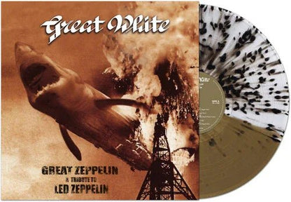 Great White - Great Zeppelin - Tribute To Led Zeppelin (Black White & Gold Splatter Vinyl) (LP) - Joco Records