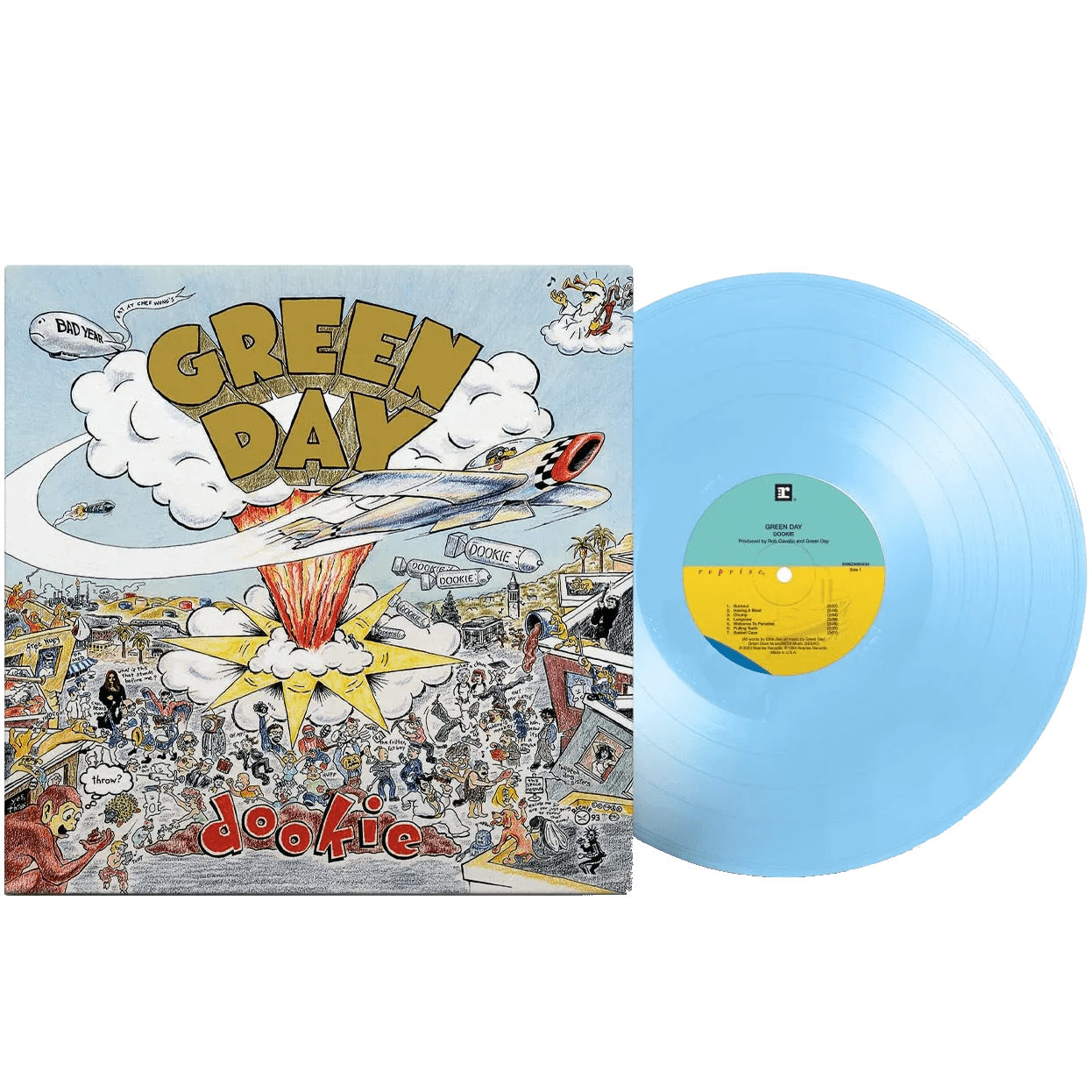 Green Day - Dookie (30th Anniversary, Blue Vinyl) (LP) - Joco Records