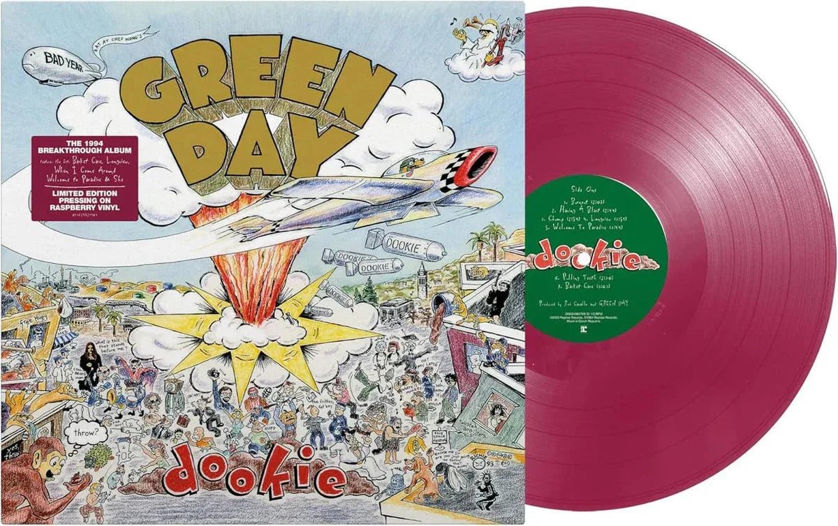 Green Day - Dookie (Limited Edition Import, Raspberry Vinyl) (LP) - Joco Records