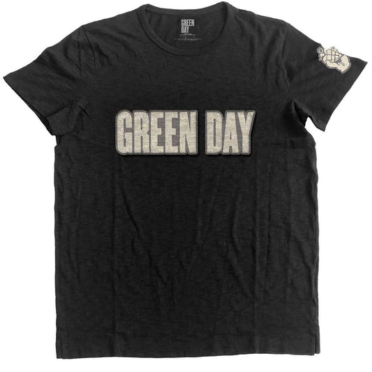 Green Day - Logo & Grenade (T-Shirt)