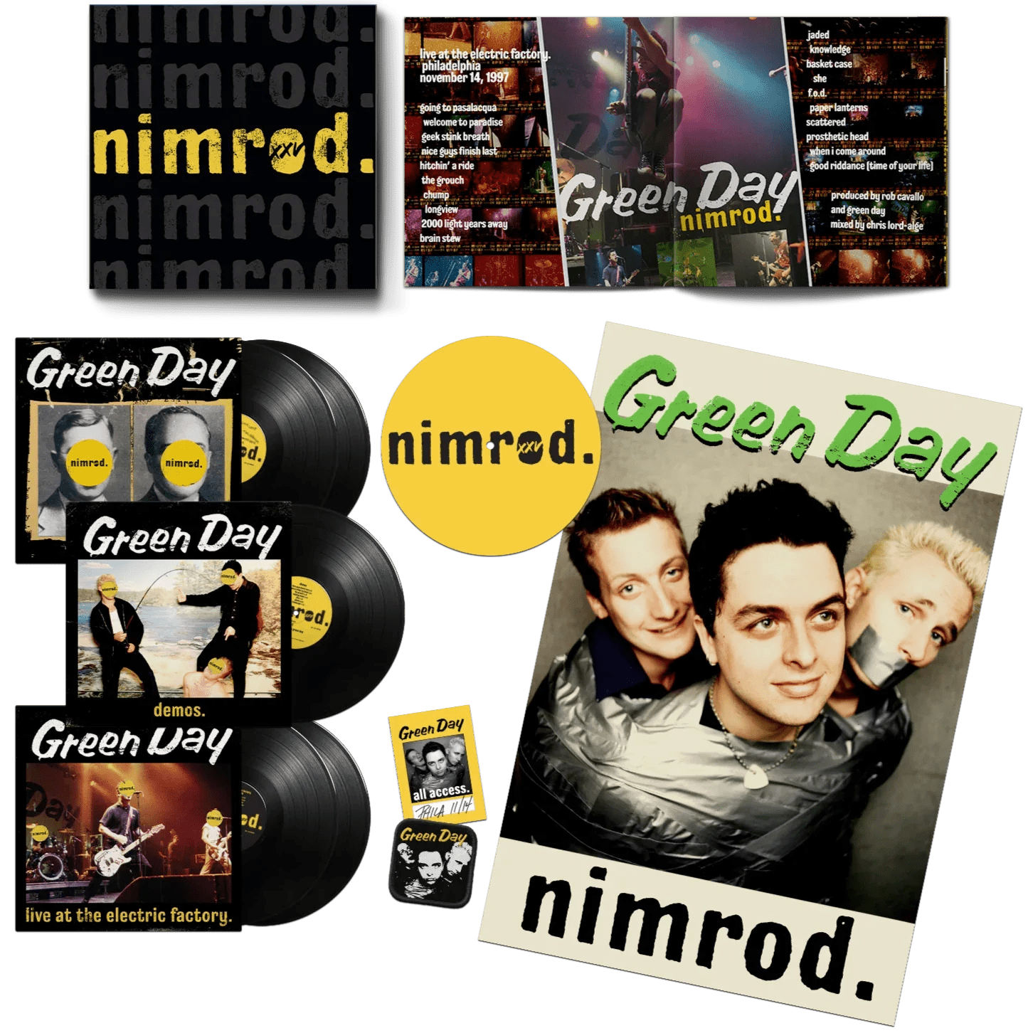 Green Day - Nimrod (25th Anniversary Edition, Box Set) (5 LP) - Joco Records