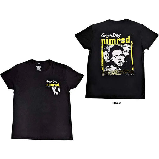 Green Day - Nimrod Breast Print (T-Shirt) - Joco Records