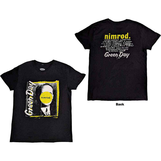 Green Day - Nimrod Tracklist (T-Shirt)