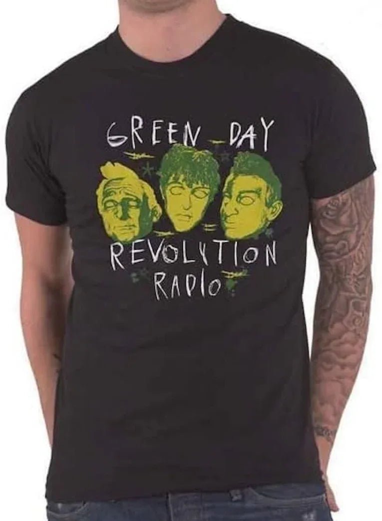 Green Day - Scribble Mask Tee (T-Shirt) - Joco Records
