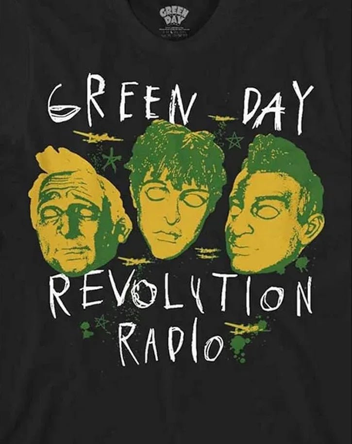 Green Day - Scribble Mask Tee (T-Shirt) - Joco Records