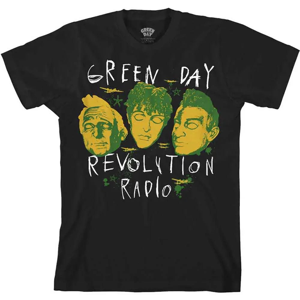 Green Day - Scribble Mask Tee (T-Shirt) - Joco Records