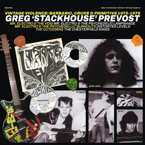 Greg 'Stackhouse' Prevost - Vintage Violence: Barbaric, Crude & Primitive 1975 - 1979 (LP) - Joco Records