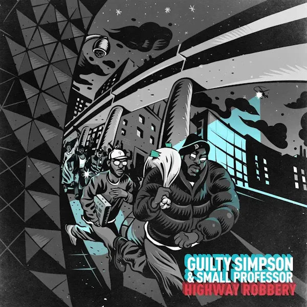 Guilty Simpson & Small Professor - Highway Robbery (Indie Exclusive, Ghostly Teal Vinyl) (LP) - Joco Records