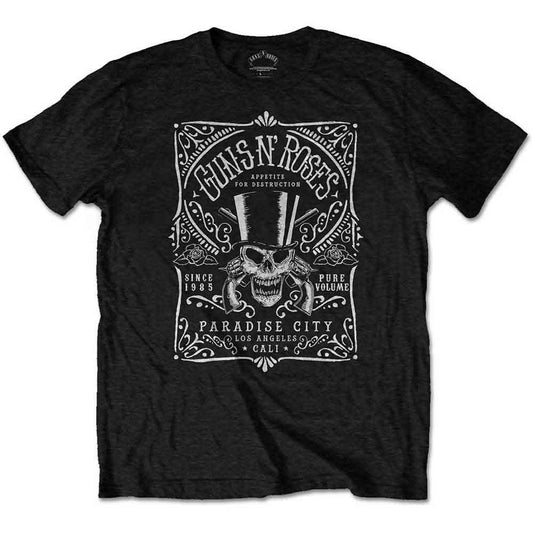Guns N' Roses - Bourbon Label (T-Shirt) - Joco Records