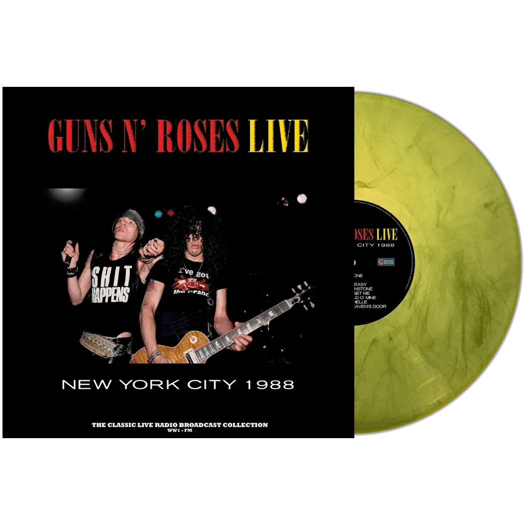 Guns N' Roses - Live: New York City 1988 (Limited Edition Import, Yellow Vinyl) (LP) - Joco Records
