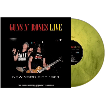 Guns N' Roses - Live: New York City 1988 (Limited Edition Import, Yellow Vinyl) (LP) - Joco Records