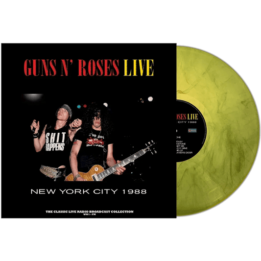 Guns N' Roses - Live: New York City 1988 (Limited Edition Import, Yellow Vinyl) (LP) - Joco Records