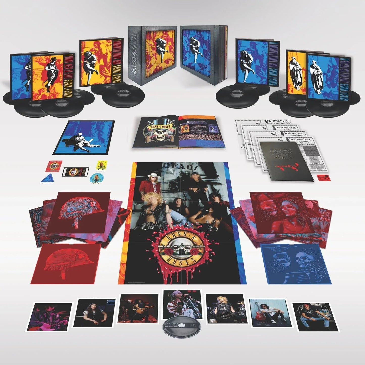 Guns N' Roses - Use Your Illusion (Super Deluxe 12 LP & Blu-ray) (Vinyl Box Set) - Joco Records