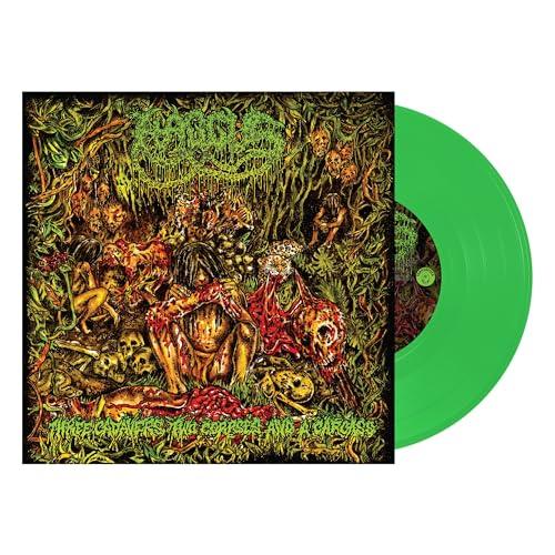 Haggus - 3 Cadavers, 2 Corpses And A Carcass (Limited Edition, Neon Green, 7-Inch Vinyl EP) - Joco Records
