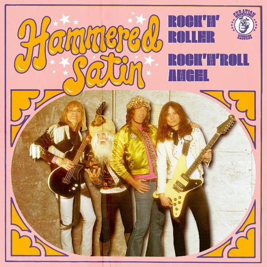 Hammered Satin - Rock N Roller / Rock N Roll Angel (7-Inch Single) - Joco Records