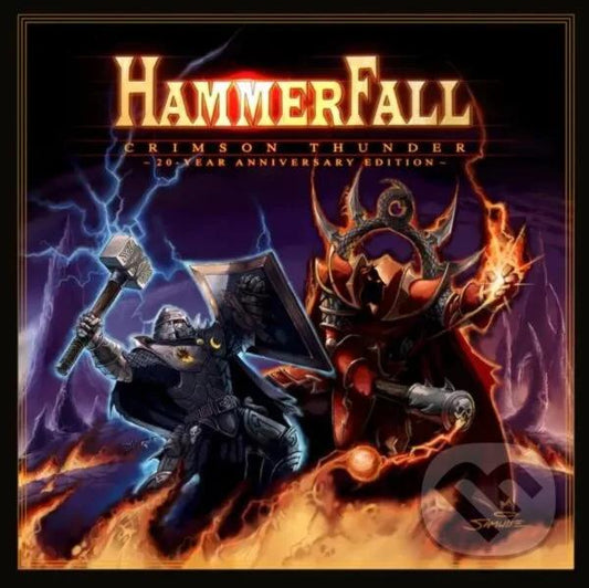 Hammerfall - Crimson Thunder: 20 Year Anniversary Edition (Color Vinyl, Silver) (2 LP) - Joco Records