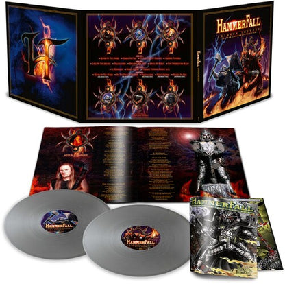 Hammerfall - Crimson Thunder: 20 Year Anniversary Edition (Color Vinyl, Silver) (2 LP) - Joco Records