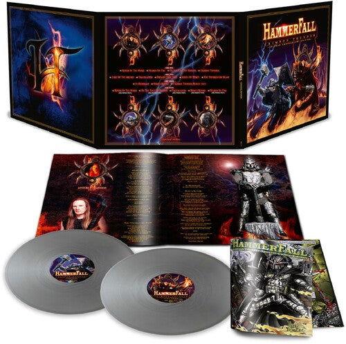 Hammerfall - Crimson Thunder: 20 Year Anniversary Edition (Silver Vinyl) (2 LP) - Joco Records