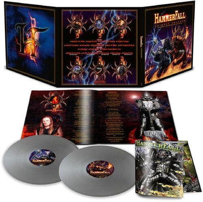 Hammerfall - Crimson Thunder: 20 Year Anniversary Edition (Silver Vinyl) (2 LP) - Joco Records
