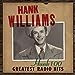 Hank Williams - Hank 100: Greatest Radio Hits (Vinyl) - Joco Records