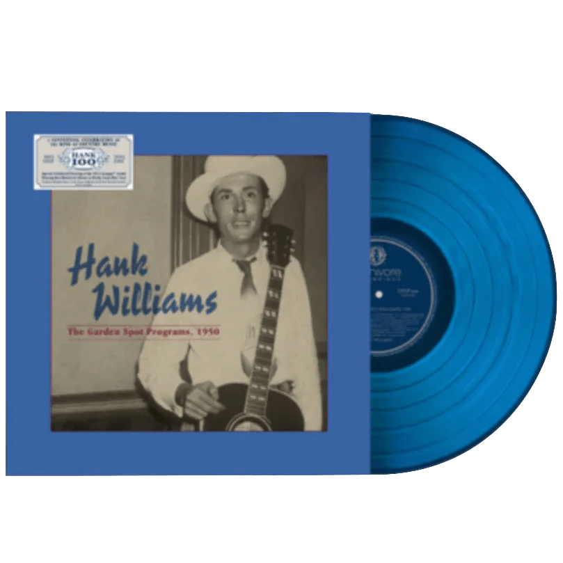 Hank Williams - The Garden Spot Programs, 1950 (Centennial Edition, Indie Exclusive, Blue Vinyl) (LP) - Joco Records