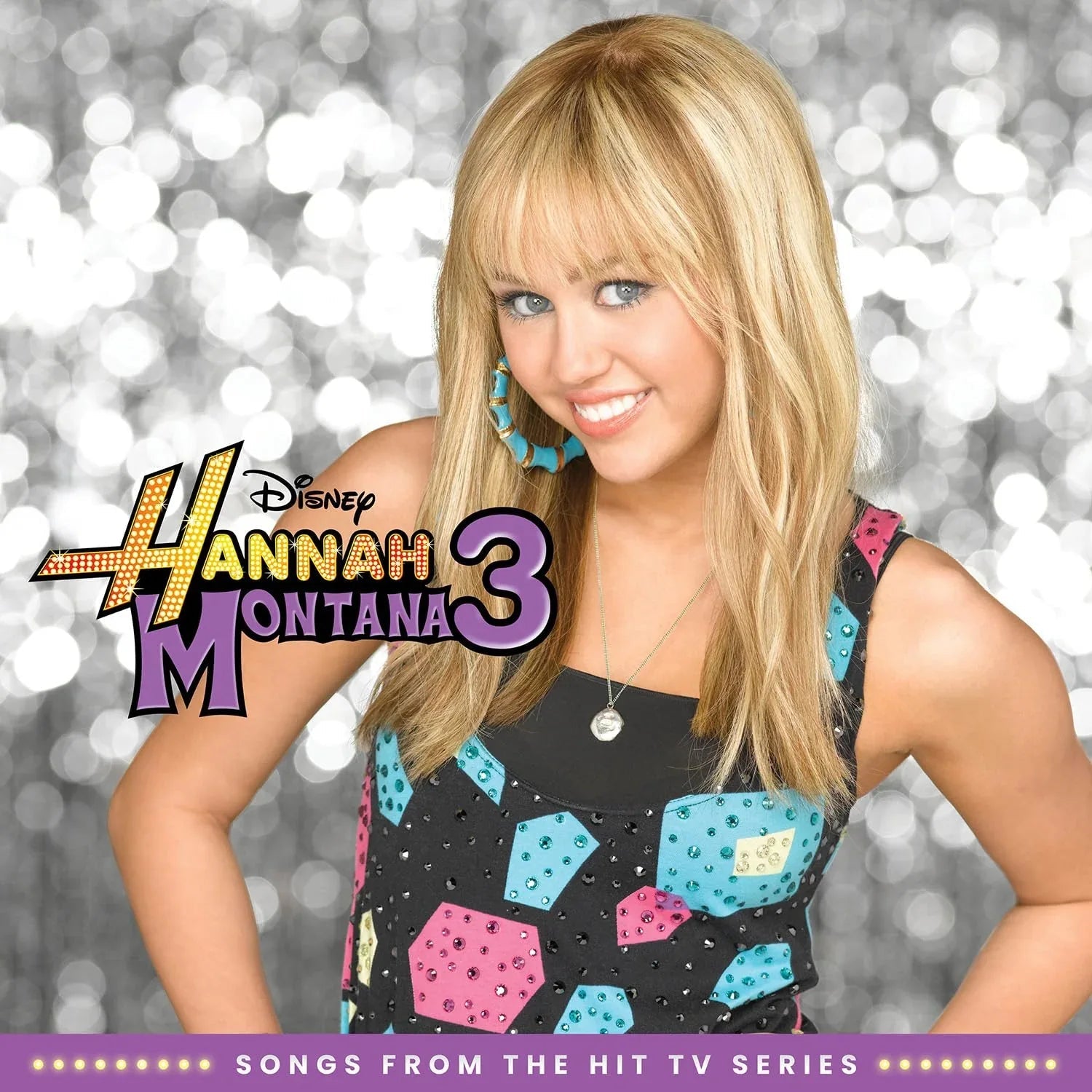 Hannah Montana 3 (Soundtrack) (Blue & Pink Splatter Vinyl) (LP) - Joco Records