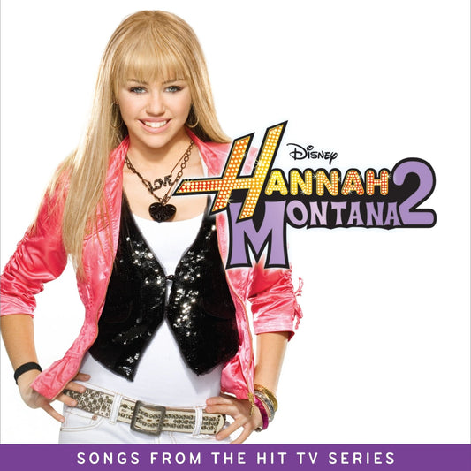 Hannah Montana - Hannah Montana 2 (Original Soundtrack) (Split Black/White Splatter Vinyl) - Joco Records