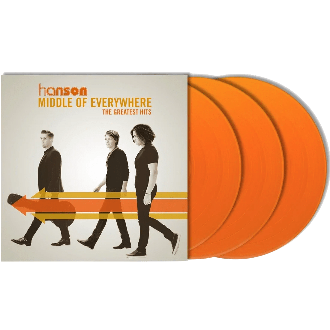 Hanson - Middle of Everywhere: The Greatest Hits (Limited Edition, Orange Vinyl) (3 LP) - Joco Records
